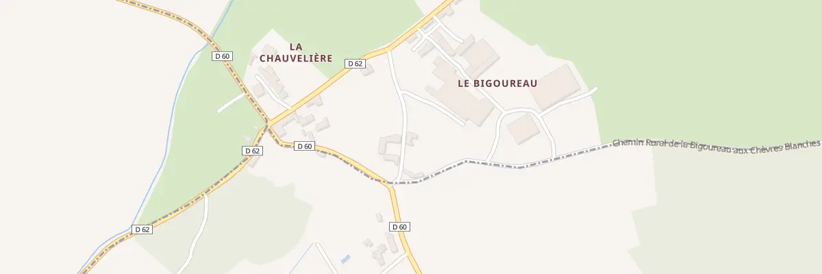 Plan du 10 La Bigoureau à Lureuil