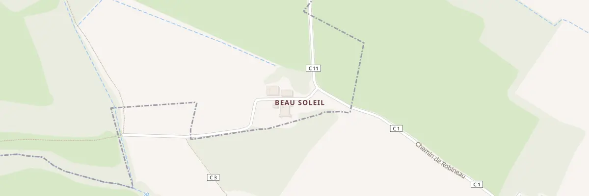 Plan du 1215 Chem de Beau Soleil à Marestaing