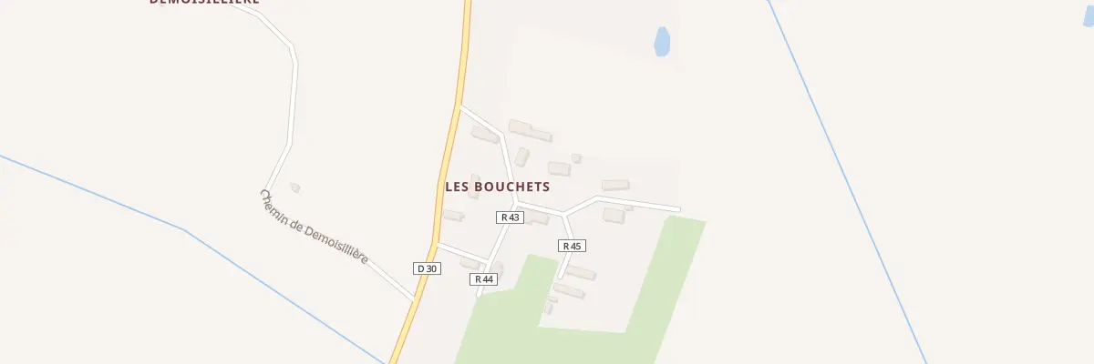 Plan du 1 Imp des Bouchets à Luigny