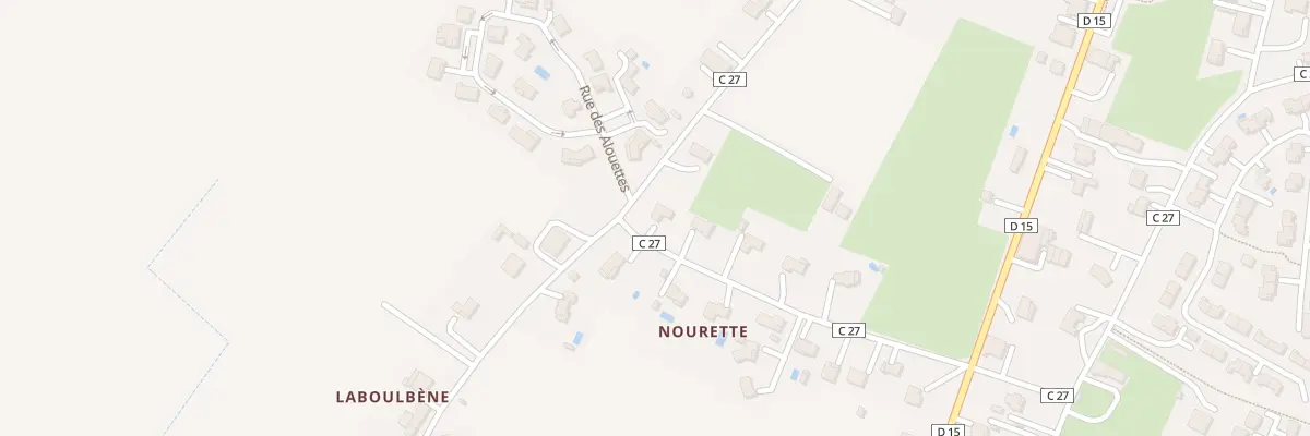 Plan du 605 Che de Nourette à Saint-Nicolas-de-la-Grave