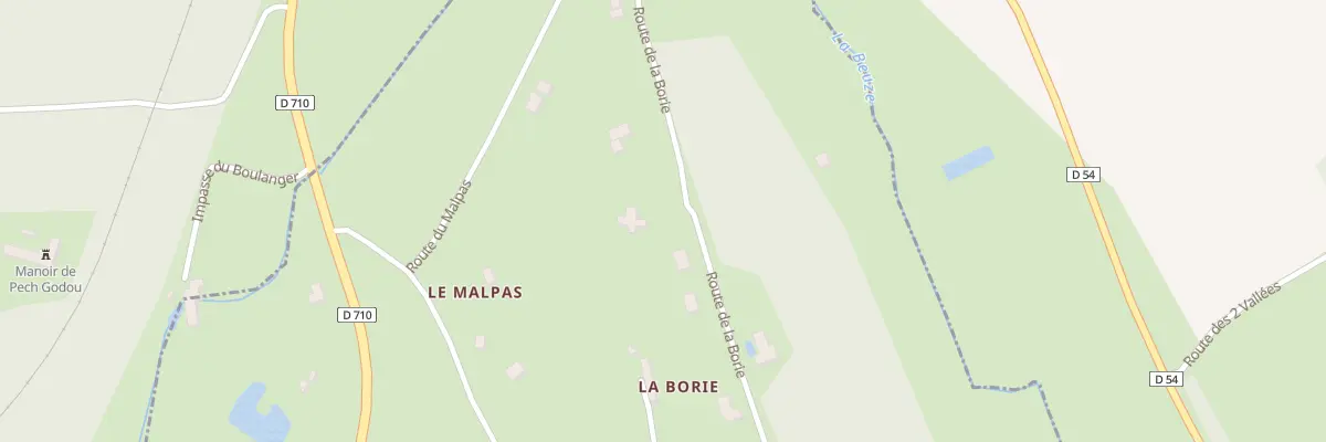 Plan du 751A Le Malpas à Larzac