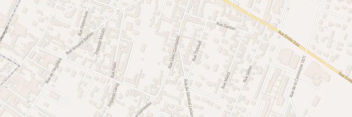 Plan du 39B Rue Léon Gambetta à Caudebec-lès-Elbeuf