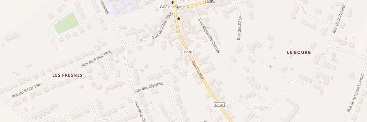 Plan du 8 Rue des Glycines à Saint-Amand-Longpré