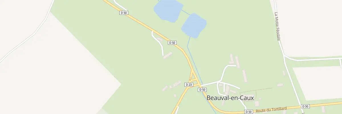 Plan de Rte du Tortillard à Beauval-en-Caux