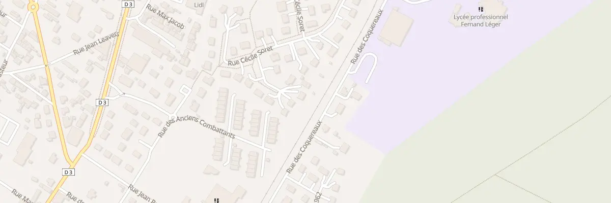 Plan du 44 Rue Cécile Soret à Grand-Couronne
