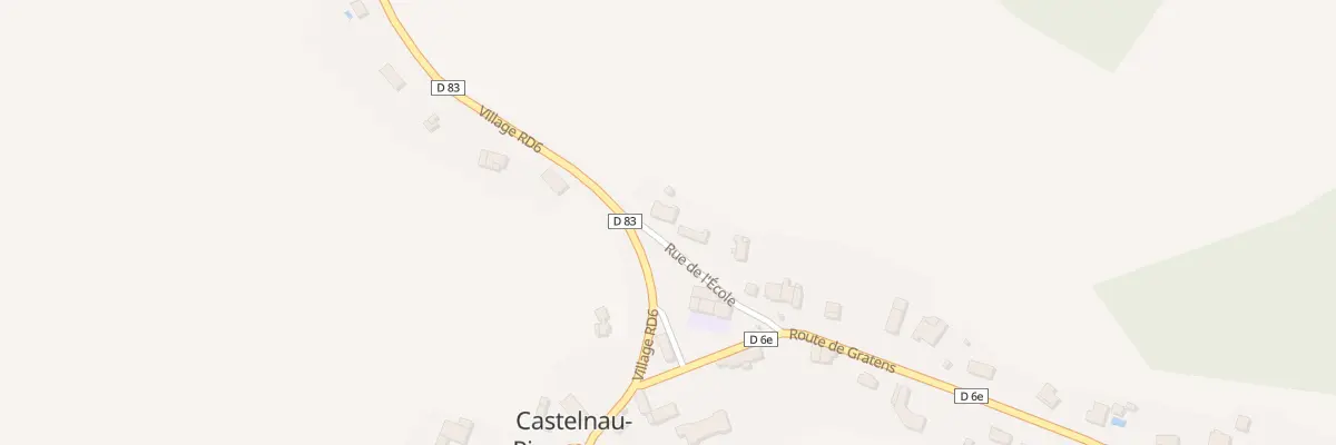 Plan du 21 Village à Castelnau-Picampeau