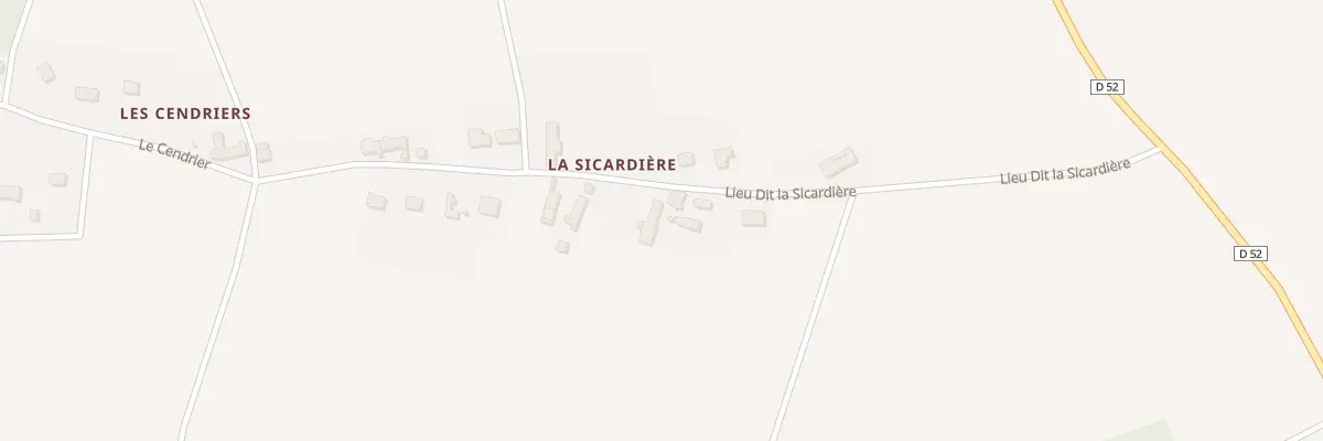 Plan du 278 La Sicardiere à Bléré