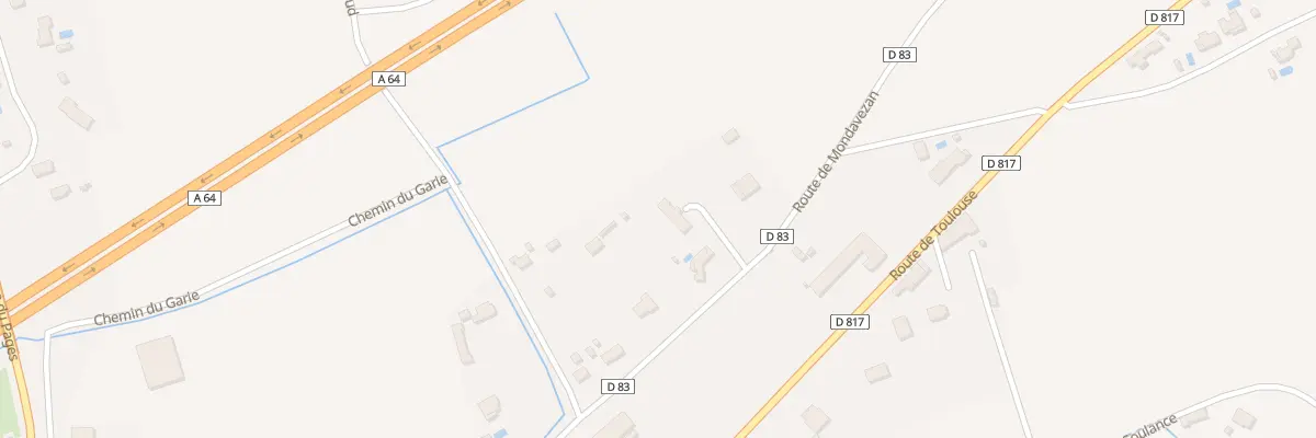 Plan du 417 Rte de Mondavezan à Martres-Tolosane