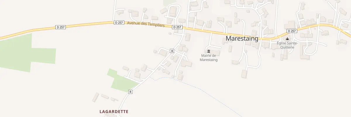 Plan du 5904 Au Village à Marestaing