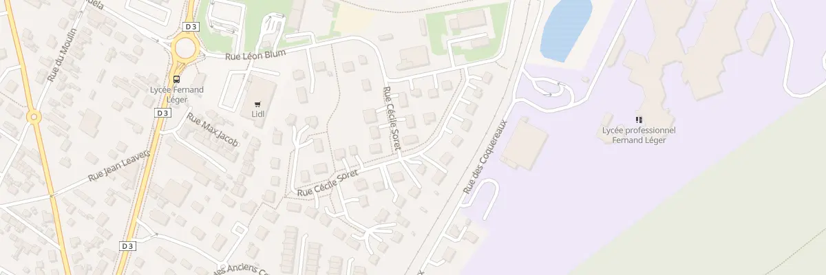 Plan du 5 Rue Cécile Soret à Grand-Couronne