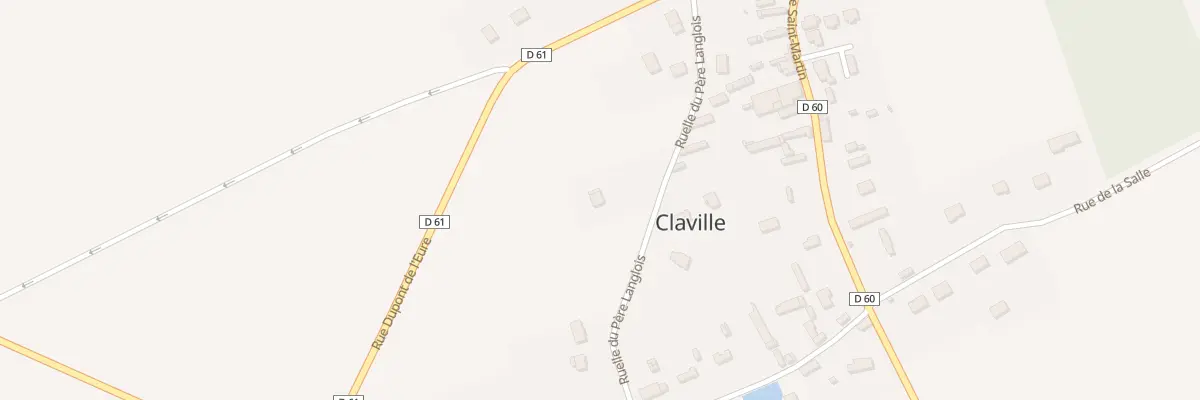 Plan du 23B Rle du Pere Langlois à Claville