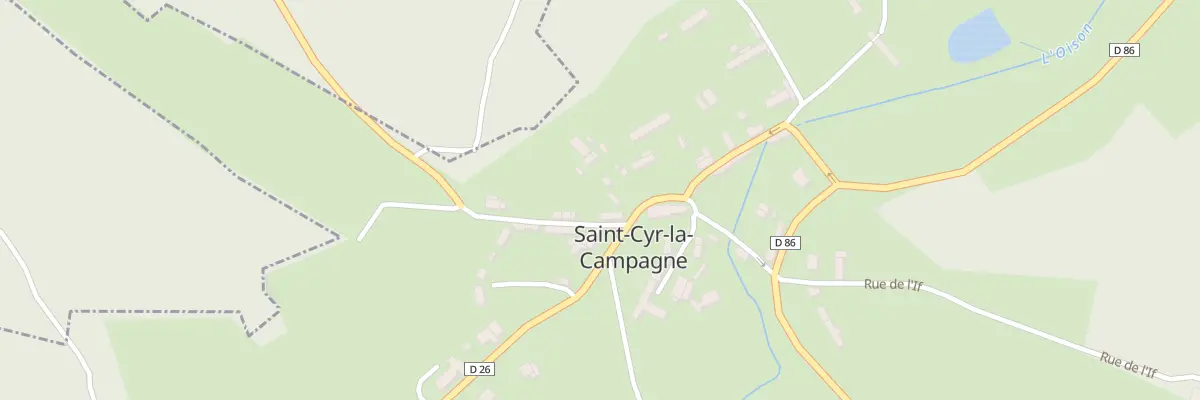 Plan du 14 Rue de la Forêt d’Elbeuf à Saint-Cyr-la-Campagne
