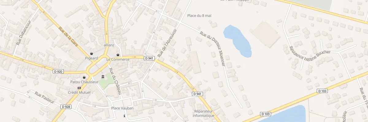 Plan du 17 Rue de Chateaudun à La Loupe