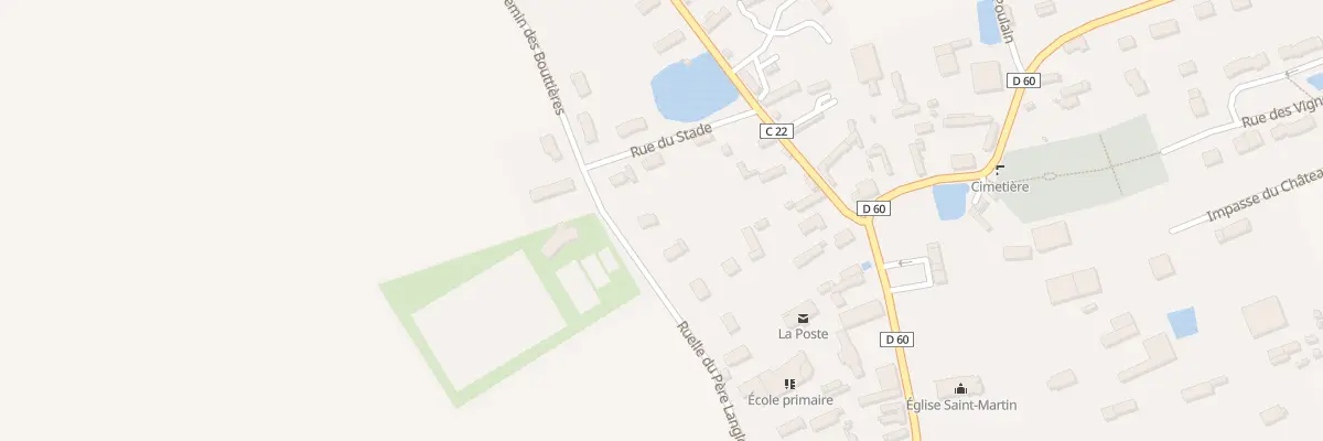 Plan du 3 Rle du Pere Langlois à Claville