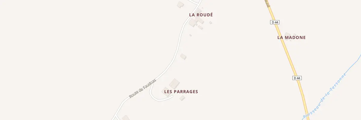 Plan du 5109 La Roude à Escazeaux