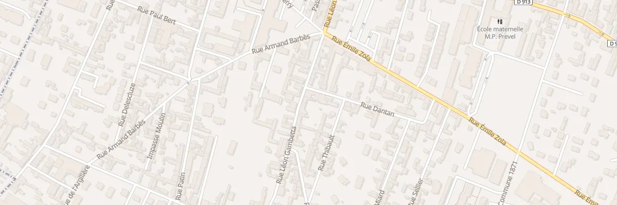 Plan du 27 Rue Léon Gambetta à Caudebec-lès-Elbeuf
