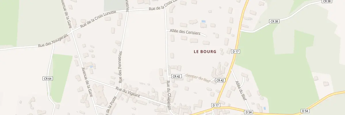 Plan du 22 Rue du Chapelain à Concremiers