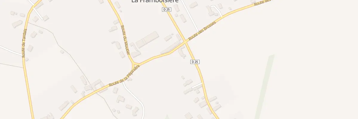 Plan du 8 Rte de Senonches à La Framboisière