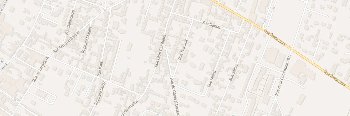Plan du 16 Rue Thibault à Caudebec-lès-Elbeuf