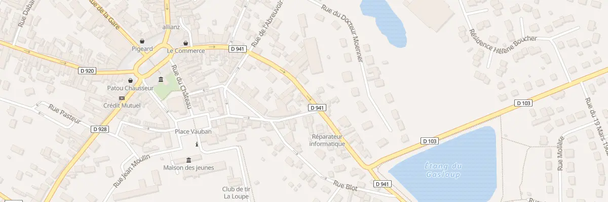 Plan du 36 Rue de Chateaudun à La Loupe