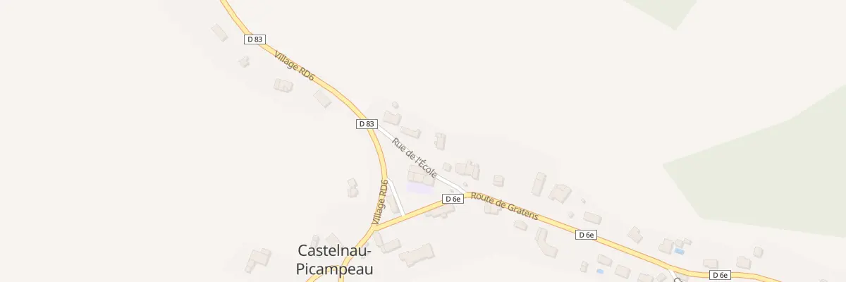 Plan du 5001F Village à Castelnau-Picampeau