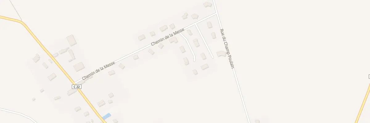 Plan du 12B Imp du Chemin de la Messe à Claville