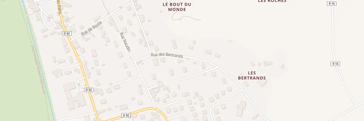 Plan du 5 Rue des Bertrands à Beaulieu-lès-Loches
