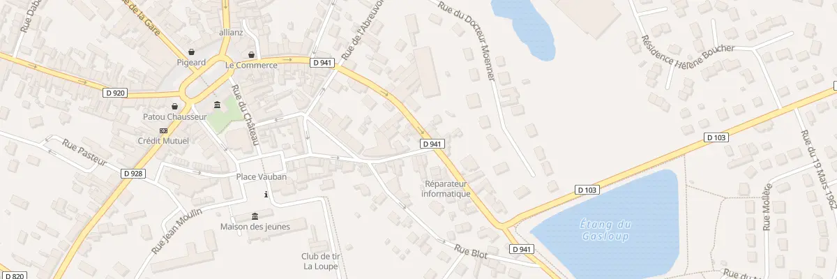 Plan du 38 Rue de Chateaudun à La Loupe