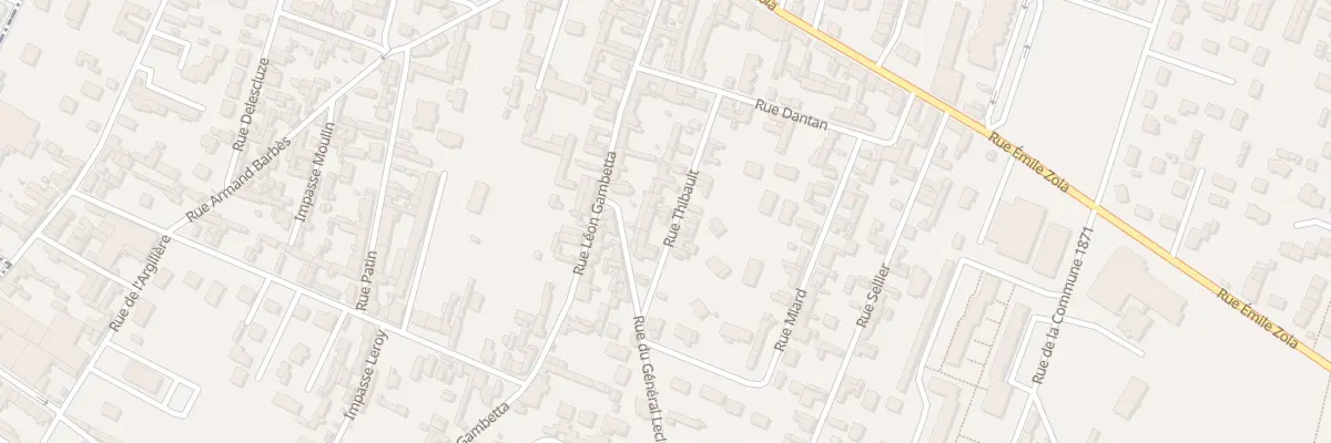 Plan du 14 Rue Thibault à Caudebec-lès-Elbeuf