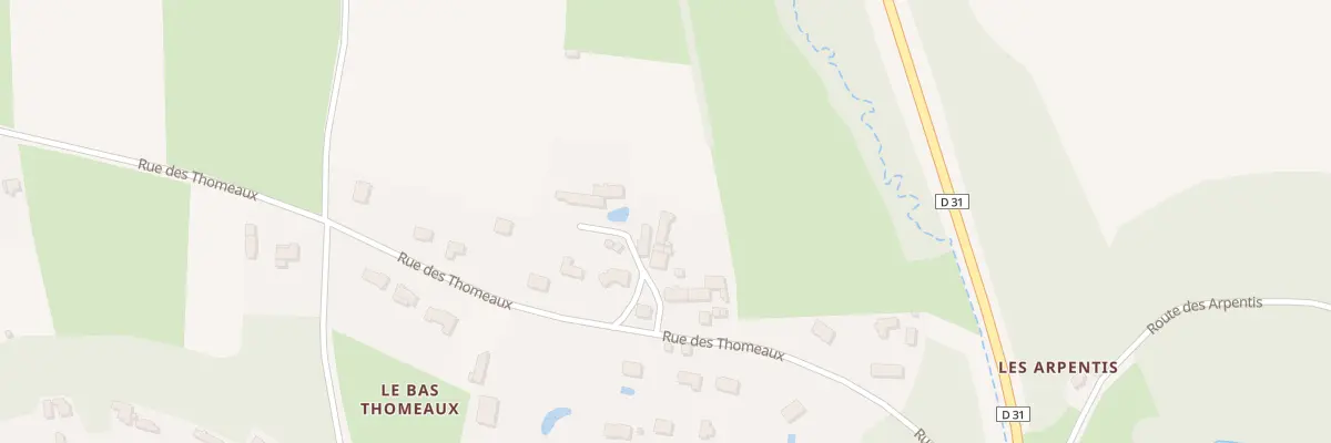 Plan du 6 Imp des Thomeaux à Saint-Règle