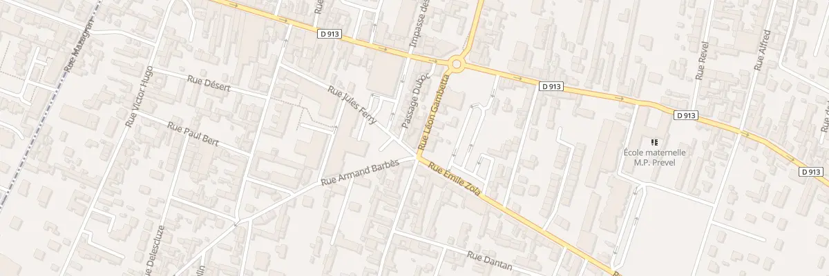 Plan du 6 Rue Léon Gambetta à Caudebec-lès-Elbeuf