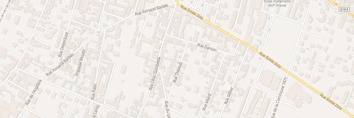 Plan du 6 Rue Thibault à Caudebec-lès-Elbeuf