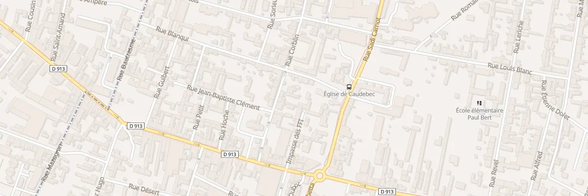 Plan du 33 Rue Corblin à Caudebec-lès-Elbeuf