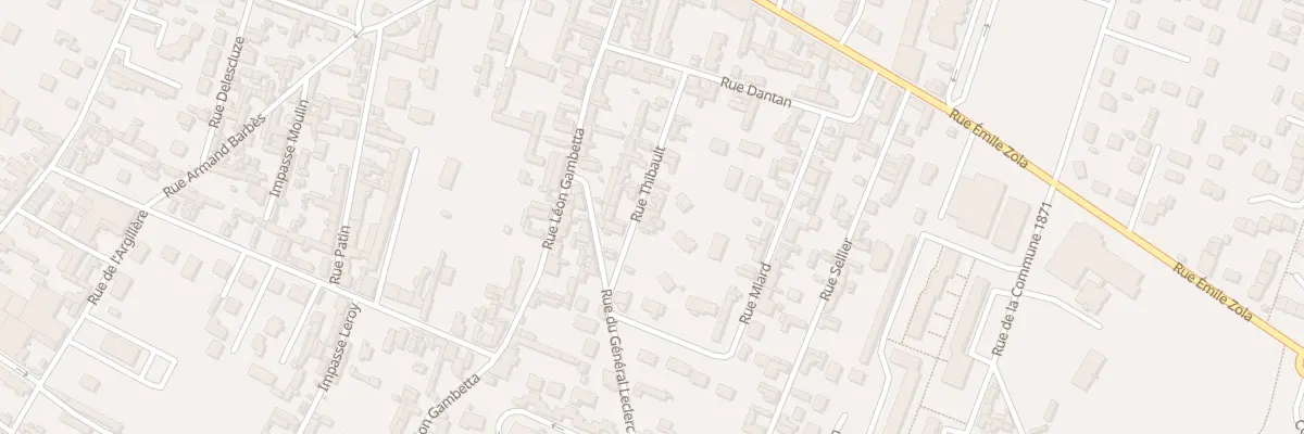 Plan du 15 Rue Thibault à Caudebec-lès-Elbeuf