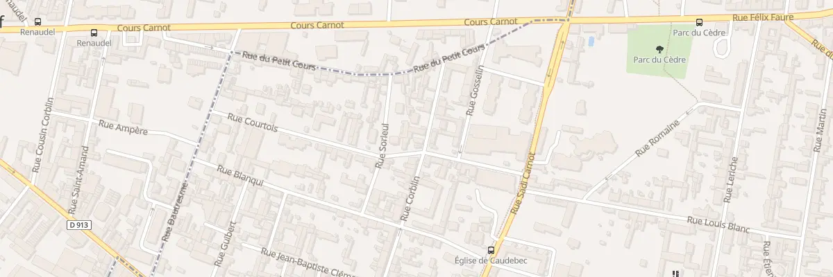 Plan du 12 Rue Corblin à Caudebec-lès-Elbeuf