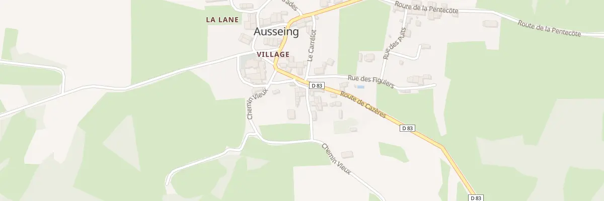 Plan du 3 Rue du Campas à Ausseing