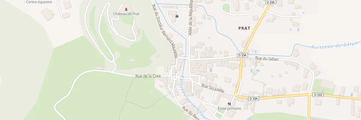 Plan du 8 Rue Doc Bernard Maurette à Prat-Bonrepaux