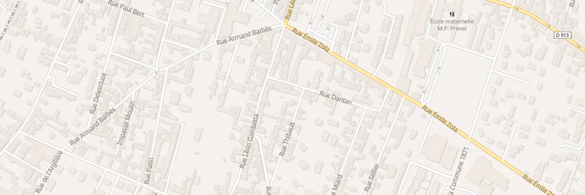 Plan du 2 Rue Thibault à Caudebec-lès-Elbeuf