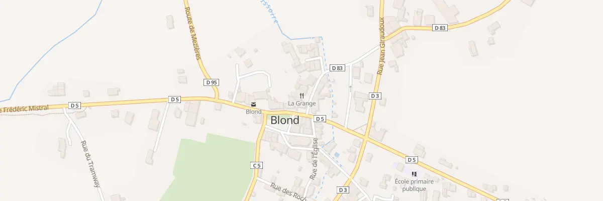 Plan du 1 Rue de l’Issoire à Blond