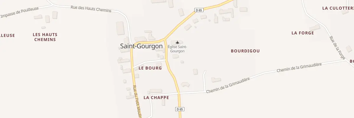 Plan du 5 Rue de la Chappe à Saint-Gourgon