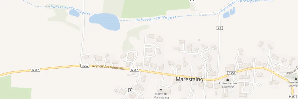 Plan du 5915 Au Village à Marestaing