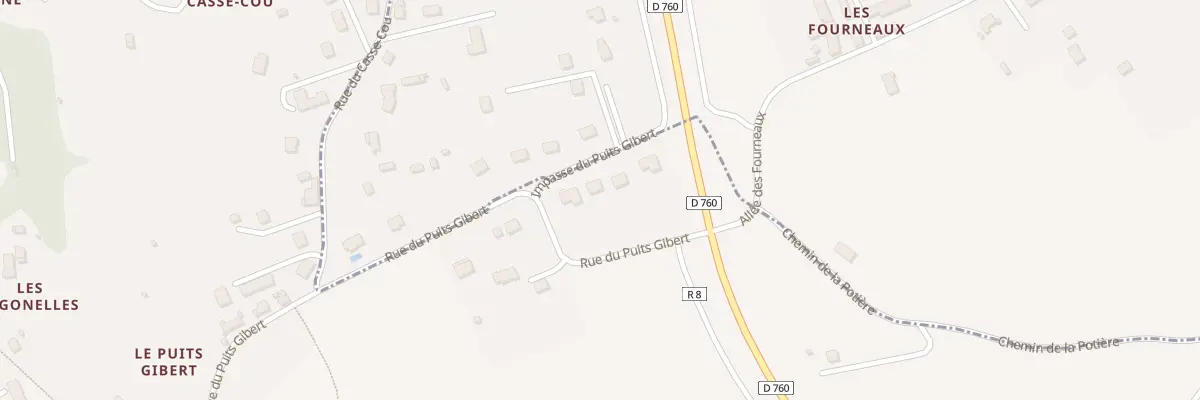 Plan du 3 Imp du Puits Gibert à Beaulieu-lès-Loches