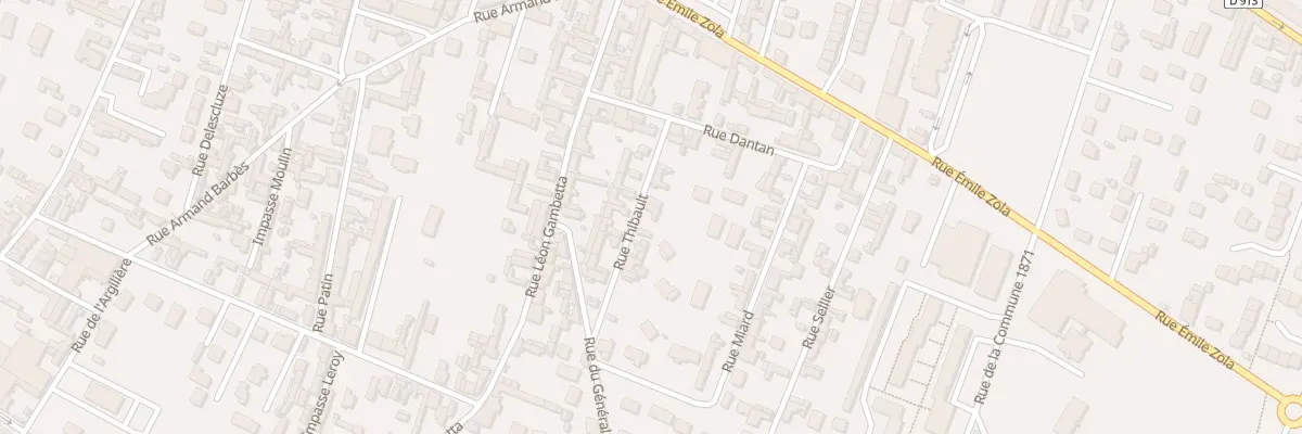 Plan du 9 Rue Thibault à Caudebec-lès-Elbeuf