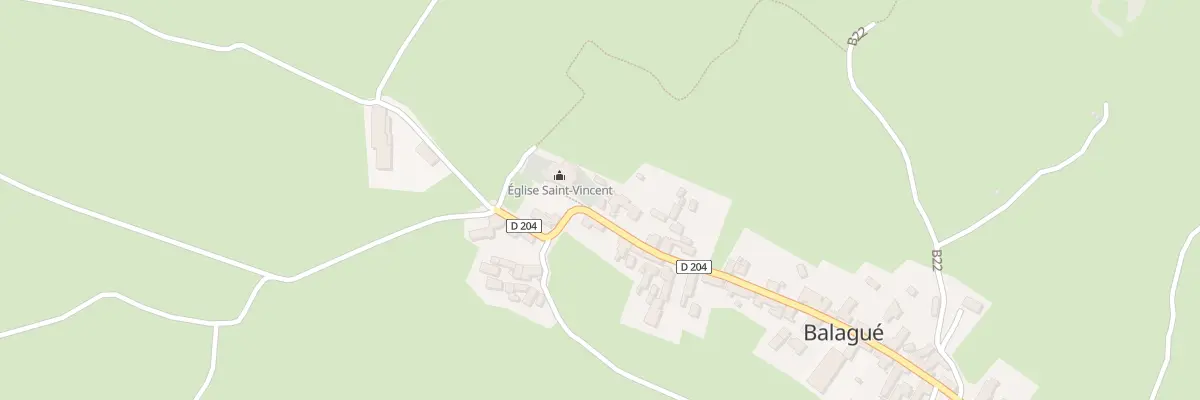 Plan du 8 Balagué à Balaguères