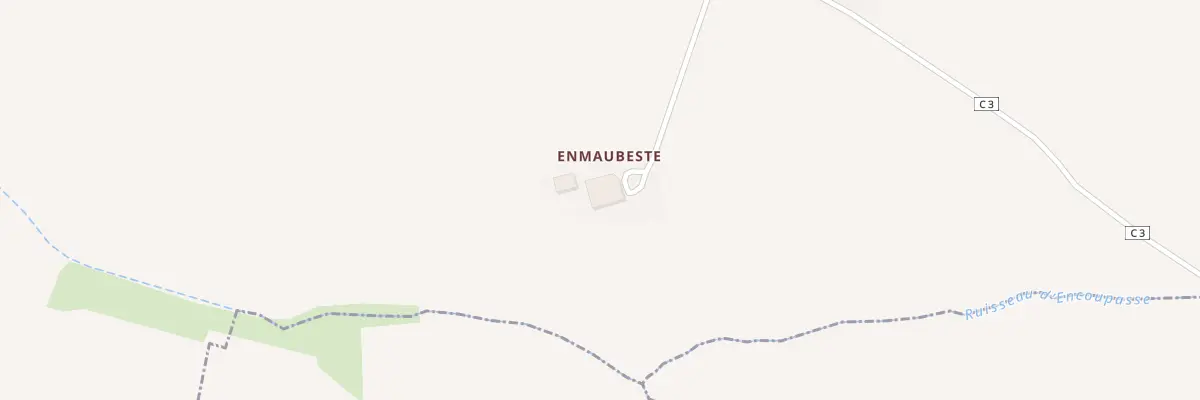 Plan du 83 Enmaubeste à Brignemont