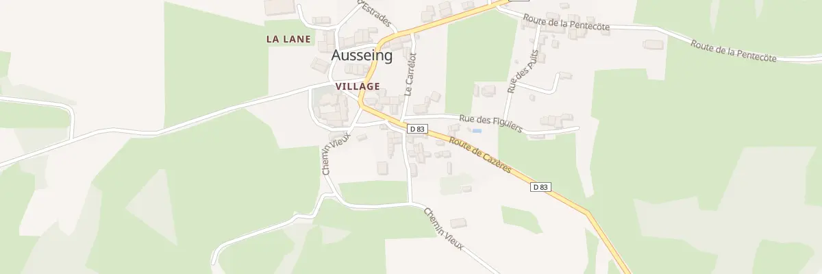 Plan du 30 Village à Ausseing