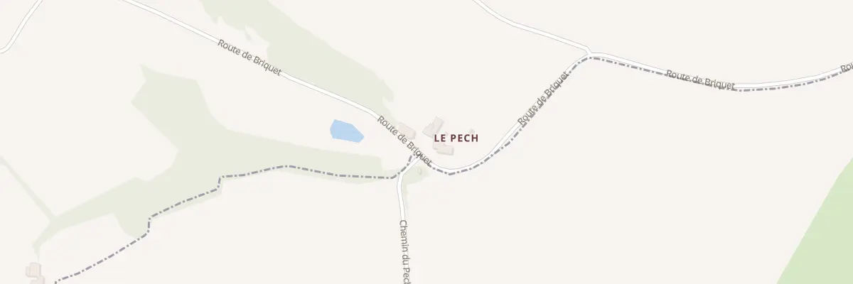 Plan du 5044 Pech à Fauroux