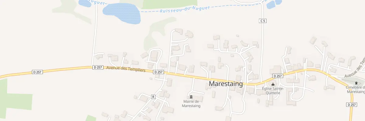 Plan du 263 Au Village à Marestaing