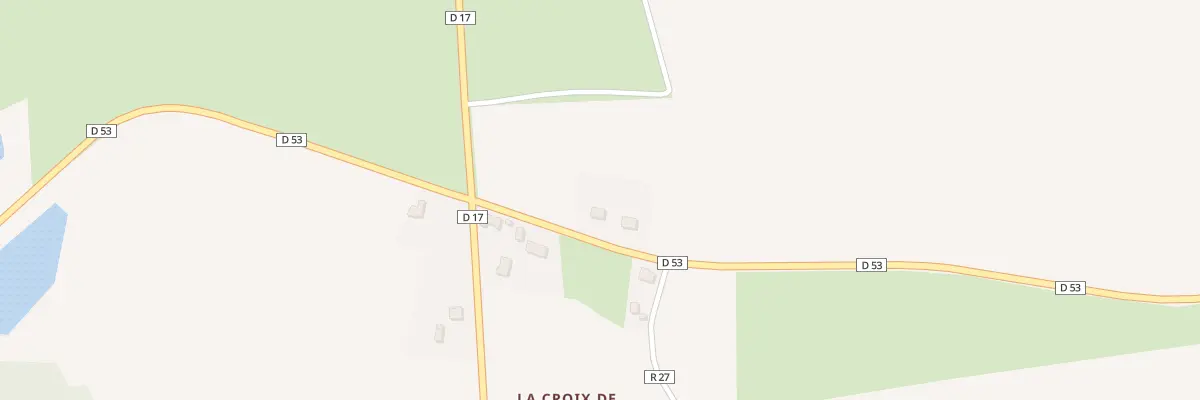 Plan du 7 Croix de Bethines à Concremiers