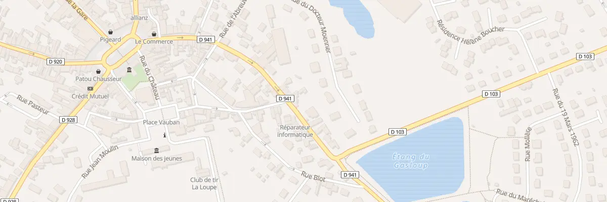 Plan du 35 Rue de Chateaudun à La Loupe